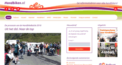 Desktop Screenshot of handbiken.nl